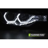 Koplampen BMW F30/F31 LCI 15-18 ANGEL EYES LED DRL CHROOM