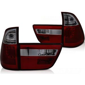 Achterlichten BMW X5 E53 09.99-10.03 - ROOD SMOKE