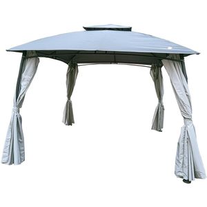 Tuinpaviljoen - 3x3x2,6m - stalen frame - UV-bestendig