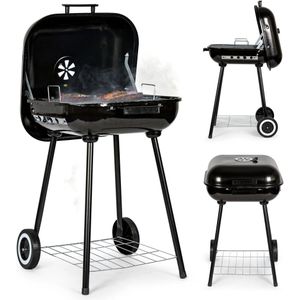 ModernHome Gezinsbarbecue XL - 43x40 cm Grilloppervlak - Met Opbergrek