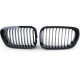 Sport Grill - BMW 3 Serie E46 Coupe Cabrio 99-03 - 2-delig - Zwart glans