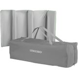 Campingbedje - Reiswieg - 125 x 65 x 78 cm - grijs-mint