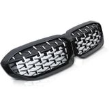 Grille - BMW G20/G21 19- - Diamand stijl - glanzend zwart