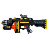 NERF gun machinegeweer met 4 0foam darts & schietoefening