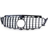 Autogrille - Mercedes E-klasse W213 S213 16-20 - Sport optiek - ZWART GLANS