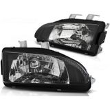 Koplampen HONDA CIVIC 09 91-08 95 2D/3D ZWART