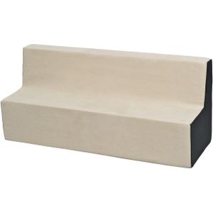 Kindersofa meubel schuim beige & grijs