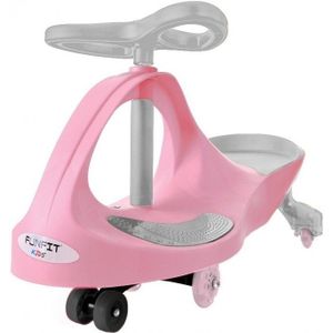 Wiggle car - wiebelauto - met LED-verlichte wielen - roze