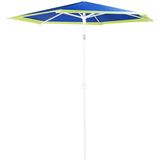 Parasol strand en tuin 200 cm – Blauw & Groen