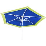 Parasol strand en tuin 200 cm – Blauw & Groen