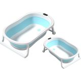 Draagbaar Reisbad voor Baby's - Opvouwbare Badkuip 75x46 cm - Blauw