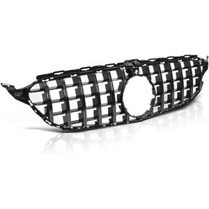 Grille MERCEDES W205 14-18 - GTR look - glanzend zwart