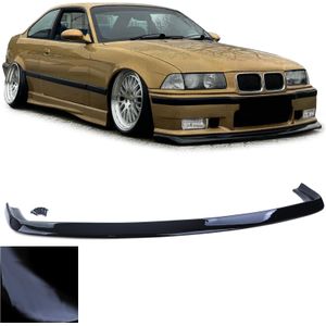 Spoiler - voorspoiler lip - BMW 3 serie type-E36 / Sedan / Cabrio / Touring /  Compact 1990-1999 - glanzend zwart