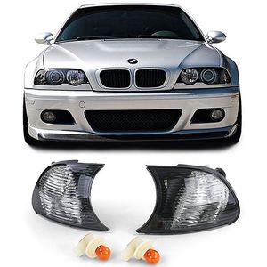 Knipperlichten - BMW 3 Serie E46 - ZWARTE ROOK - kristaloptiek - 99-01