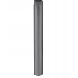 Kachelpijp - rookkanaal - 2mm staal - Ø 120 mm - 100 cm - zwart
