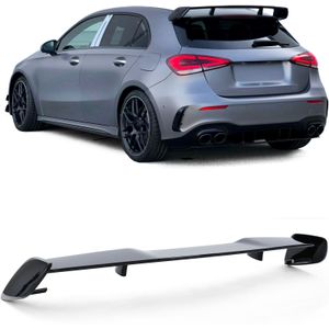 Spoiler - dakspoiler - Mercedes A-klasse W177 hatchback/sedan vanaf 03/2018 - zwart glans