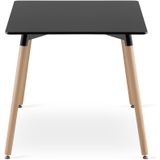 ADRIA eettafel - 120x80cm - zwart