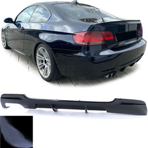 Achterdiffusor - BMW E92 E93 320 325 330 - zwart glans - ABS-kunststof