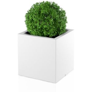 Bloempot PIXEL POT - 50x22x50cm - polyethyleen - wit