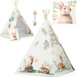 Speeltent tipi - beige - Nukido - 114×114×165 cm