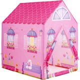 Speeltent Roze Huis 92x72x102 cm – Kindertent – Speelhuis