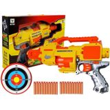 NERF pistool kinderspeelgoed met 20 darts & oefenschijf