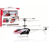 Bestuurbare helikopter - RC helikopter - 20x10x18cm - wit zwart