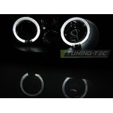 Koplampen dual halo rims voor VW GOLF 4 09 97-09 03 ANGEL EYES ZWART