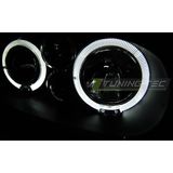 Koplampen dual halo rims voor VW GOLF 4 09 97-09 03 ANGEL EYES ZWART