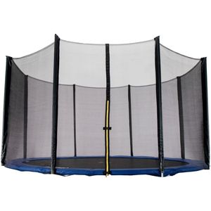 Trampoline net - buitenrand - veiligheidsnet - zwart - 366 cm