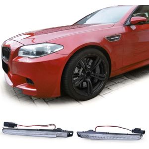 LED zijknipperlichten - BMW 1 Serie M Coupe E82 M5 F10 X5M E70 X6M E71 - WIT - Plug & Play
