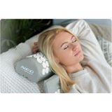 Massage spijkermat + kussen - grijs wit - 67 x 41 cm - acupressuur