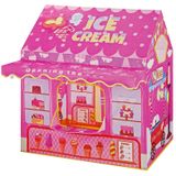 Speeltent - ijswinkel - 100x70x110 cm - roze