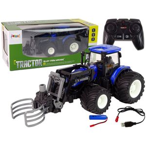 Bestuurbare trekker - R/C tractor - 28x11x14cm - met grijper