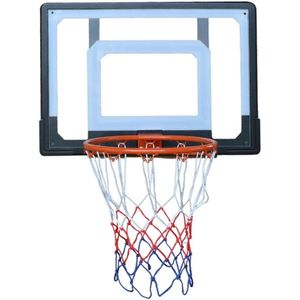 Verstelbaar Basketbalbord voor Thuis - Binnen/Buiten - Compleet Systeem met Net