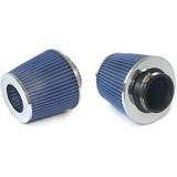 Tenzo-R - luchtfilter auto - voor BMW 3 serie-E36 325i 328i 1992-1998 - Ø 75 mm - blauw