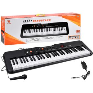 Keyboard piano - met microfoon - 61 toetsen - 83x24x8 cm