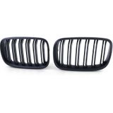 Grill nieren - BMW X5 E70 X6 E71 - Dubbele stang - Performance zwart mat