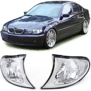 Knipperlichten - BMW 3 Serie E46 01-05 - helder glas chroom - sportieve look