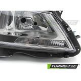 Koplamp rechts - voor Mercedes W204 2011-2014 sedan/kombi - TYC - chroom