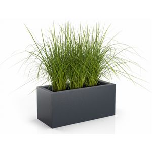 Plantenbak LONG - voor binnen & buiten - 90x40x40cm - antraciet