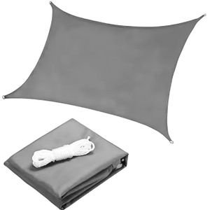 Schaduwdoek waterdicht - 4x4 m - polyester - UV-bescherming