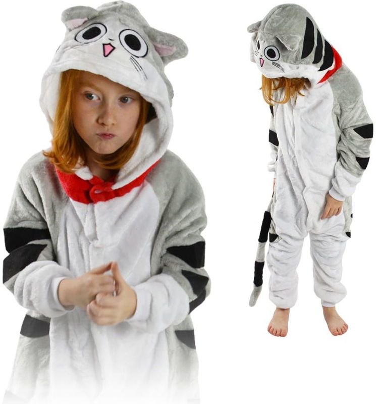 Onesie - Pyjama - Kat - Poes - voor kinderen