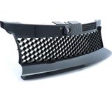 Grille - voorgrille - voor VW Golf 4, sedan/variant/cabrio 1997-2006 - zonder embleem - zwart glans/chroom