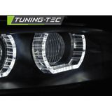 Koplampen Xenon BMW E92/E93 06-10 ANGEL EYES LED ZWART AFS HID