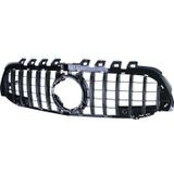 Autogrille - Mercedes A-klasse W177 - Sport optiek - Glanzend zwart