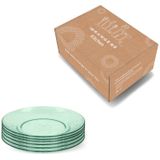 Orange85 Borden - Set van 6 Stuks - Groen - Transparant - Kunststof Plastic