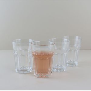 OTIX Mojito Glazen Limonadeglazen Waterglazen 4 Stuks 36 cl Transparant Glaswerk Stapelbaar