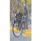 Orange85 Voordrager Fiets Transportrek Zwart 35x30x5 cm RVS