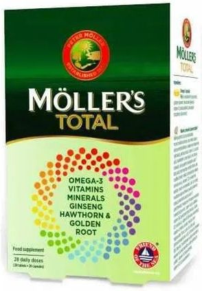 Möller's Total Multivitamine + Omega-3 (28 Tabletten + 28 Perlen)